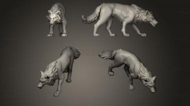 3D model Wolf Pack2 (STL)